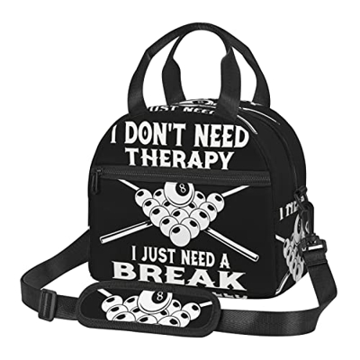 Borsa da pranzo da biliardo Borsa portatile Crossbody Pacchetto isolato Picnic Pacchetto riutilizzabile Tote Box