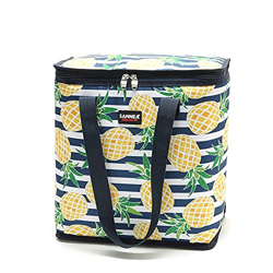 Borsa da Picnic 22L Grande Sacchetto di Raffreddamento Termico Sacchetto Portatile Cibo Cool Box Beach Bottiglia di Ghiaccio Pack da Campeggio Fiore I en oferta