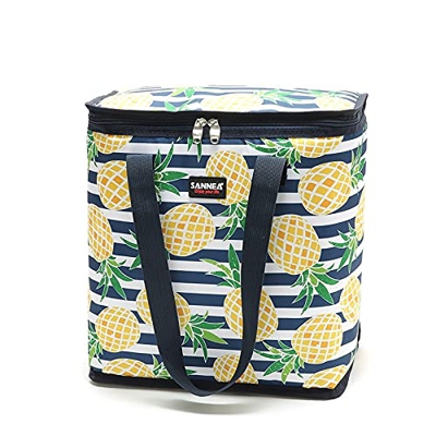Borsa da Picnic 22L Grande Sacchetto di Raffreddamento Termico Sacchetto Portatile Cibo Cool Box Beach Bottiglia di Ghiaccio Pack da Campeggio Fiore I
