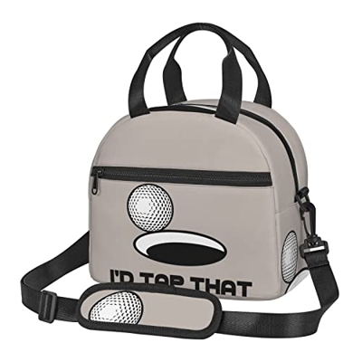 I d Tap That Golf Lunch Bag Portatile Crossbody Pacchetto Isolato Picnic Pacchetto Riutilizzabile Tote Box