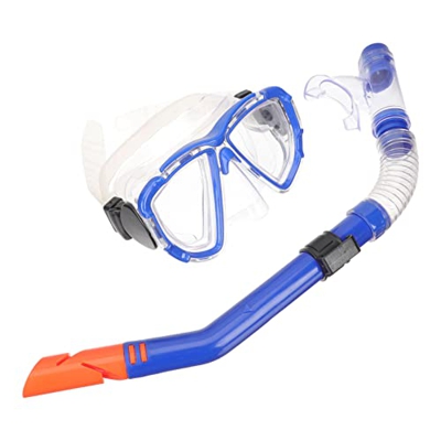BESPORTBLE 1 Set Maschere a Snorkel Secco Set di Snorkeling Attrezzatura Panoramica a Larga Vista Anticonfumo Maschere per Immersioni per Immersioni P