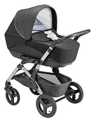 CAM Il Mondo del Bambino - art.897025/T920 - Sistema Modulare Dinamico Romantic - carrozzina, passeggino, seggiolino auto e borsa - made in Italy - pe
