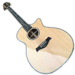Abete Top Chaylor Acoustic Guitar Real Solid Top PS14 Deluxe Chitarra elettrica Acustica Spedizione Gratuita SP14ce Deluxe XIXINYA (Color : Guitar And características