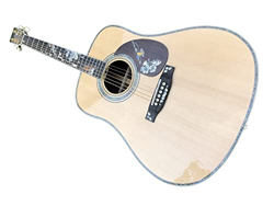 Body Rosewood 41"Chitarra Acustica Solido Abete Top Acoustic Guitar Electric Guitar Electric Deluxe Flower Intails Acoustic Trasporto Libero XIXINYA ( precio