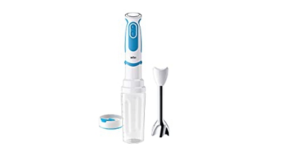 Braun MultiQuick 5 Vario Fit MQ 5251 Hand Blender – Purée Stick with Stainless Steel Mixing Base and Blend & Go Attachment for Smoothies Travelling, 1