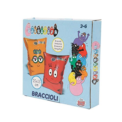 Grandi Giochi Barbapapà Braccioli Gonfiabili per bambini-BAP32000, BAP32000