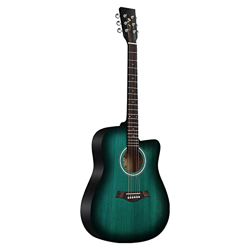 SheIRin Kit Chitarra Acustica Cutaway Full Size per Principianti Adulti 41 Pollici Acustica Guitarra Set W/Tracolla, Custodia, Panno per La Pulizia, V precio