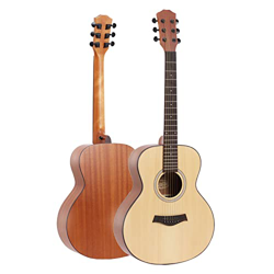 SheIRin Pacchetto Chitarra Acustica per Principianti da 36 Pollici per Chitarra da Viaggio, Kit di Base con Borsa da Concerto, Corde, Cinturino, accor características