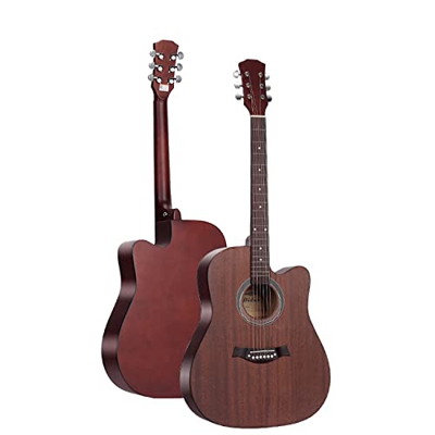 SheIRin Chitarra Acustica da 41" per Principianti, Adulti, Adolescenti, Full Size con Custodia, accordatore, Plettri, Corde, capotasto, Stoffa, Cintur
