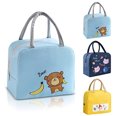 Borsa Termica Porta Pranzo Tote Impermeabile Borsa Termica Borsa Frigo Borse da Picnic Pranzo Per Escursionismo,Picnic All'aperto,Barbecue,Lavoro,Pran