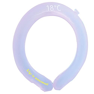 Generic Anello del Tubo del Collo di Raffreddamento,Collo indossabile per Il Caldo Estivo | Tubo per impacco di Ghiaccio Riutilizzabile per Sport e at