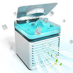 VVLXRIC Refrigeratore d'Aria - Luce D'Atmosfera A LED A 7 Colori Mini Raffreddatore d'Aria, 3 velocità Regolabili Condizionatore Casa, per Casa E Uffi características