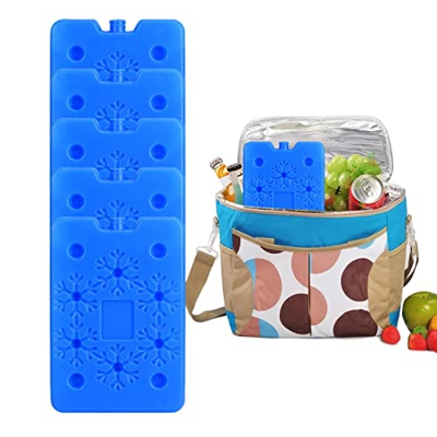 Fulenyi Impacco Freddo,Pacchetto di Ghiaccio per Migliore Ritenzione Fredda | Borsa del Ghiaccio Lunga durata per Lunch Box Accessori da Campeggio Spi