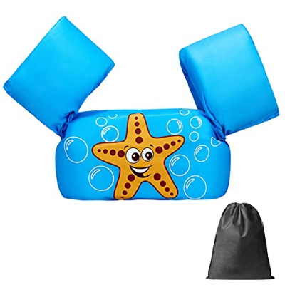 Flintronic Gilet da Nuoto per Bambini, Cartoon Giubbotto Galleggiante da Nuoto per Bambini, Giubbotto Nuoto per Bambini, Gilet Galleggiante per bambin