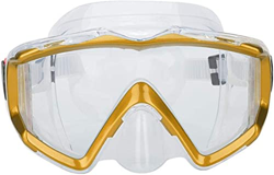 QHYXT Immersioni Immersioni Nuoto Snorkeling Scuba Snorkeling Wide View Lenti Temperate in Gel di silice Occhiali da Sub per Adulti (Oro) en oferta