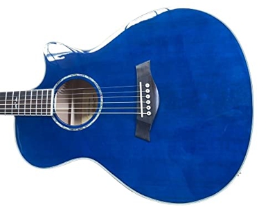 AURH Chitarra Acustica Chaylor 612CE KSG 61. 4CE Acoustic Electric Guitar Acoussparent Blue Acoustic 614 Elettrico Acoustic Trasporto Libero XIXINYA (