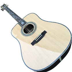 41 Pollici in Palissandro Body Guitar Acoustic Guitar Solido Abete Top Acoustic Electric Guitar Flower Intails Acoustic Trasporto Libero XIXINYA (Colo en oferta