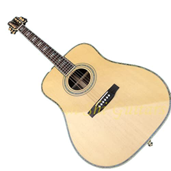 41 Pollici Blackwood Body Body Acoustic Guitar Solid Abete Top Acoustic Electric Guitar D Body Model 41"Chitarra Spedizione Gratuita XIXINYA (Color :  precio