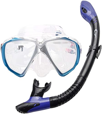 QHYXT Occhiali da Immersione Occhiali da Immersione a Pieno facciale Occhiali da Snorkeling per Uomo Set da Snorkeling Impact Festival Occhiali da Imm
