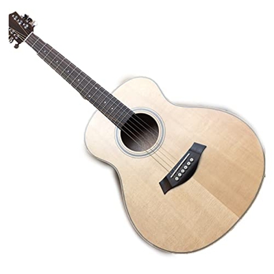 36 Pollici Corpo Ad per Chitarra Acustica da 36"Chitarra Elettrica Acustica da Viaggio XIXINYA (Color : Guitar, Size : 37 Inches)