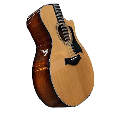 414. Ltd. Western Red Cedar/Hawaiian Grand Auditorium Guitar Acoustic Guitar Personalizzato DOT Inlay Guitar Adatto per i Giocatori in Tutte Le Fasi. 