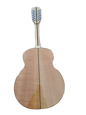 Chitarra naturale di abete rosso del corpo gigante 43 pollici della chitarra della fiamma da 43 pollici con 3 manopole EQ 12 della chitarra acustica d