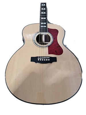 AURH Aggiorna la Chitarra Professionale di Ebony Guitar Brey Custom ▾ Guild Guild 6 Corde Chitarra Acustica Adatta per i Giocatori in Tutte Le Fasi. X