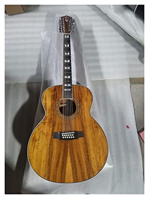 12 String Guitar Wood Guild Electric Guild Guitar Acoustic Body Body Full F512 Guitar Adatto per i Giocatori in Tutte Le Fasi. XIXINYA (Color : Guitar