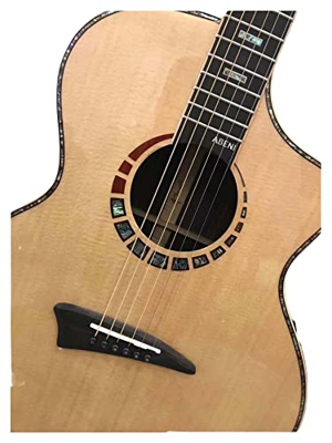 Alta qualità JF. Body Guitar 41 Pollici Chitarra Acustica in Legno massello Gloss Guitarra bracciolo Acustica Adatto per Giocatori in Tutte Le Fasi. X
