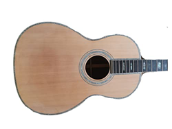 AURH Legno Solido Personalizzato OOO. Chitarra Fai da Te Guitarra Personalizzata Handmade. OOO. Guitars acustici Cedro Solido Adatto per Giocatori in  en oferta