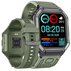 Smartwatch da Uomo GPS Tracker Fitness Tracker Fitness con 28 modalità di Allenamento cardiofrequenzimetro Sveglia Controllo Musica Controllo cronomet características