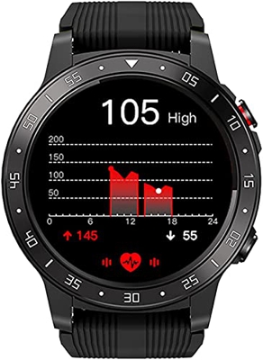 Sport all'Aria Aperta Smartwatch Fitness Tracker Orologi per Uomo Donna Bambini IP67 Impermeabile Bluetooth Smartwatch con Touch Screen Cardiofrequenz