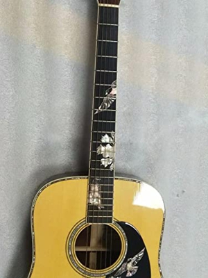 41 Pollici for Chitarra Acustica Ebano Ebano Fatto A Mano Tutta La Chitarra Elettrica Acustica Solida XIXINYA (Color : Acoustic with Case, Size : 41 I