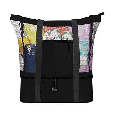 Yehalym 2 in 1 Borsa da Picnic Borsa da Spiaggia con Borsa Termica Borsa Termica per Picnic all'aperto, Campeggio, Viaggio