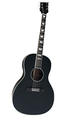 Personalizza Chitarra o Chitarra Acustica Satin Full Black Little Black Guitars Elettrico Acustico Adatto per Giocatori in Tutte Le Fasi. XIXINYA (Col en oferta