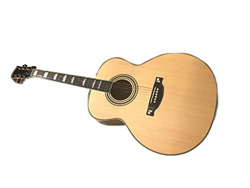 Mancino Chitarra di Legno Solido Chitarra Acustica Flame Maple AAA. Lefty Handmade Acoustic Guitar Adatto per i Giocatori in Tutte Le Fasi. XIXINYA (C características