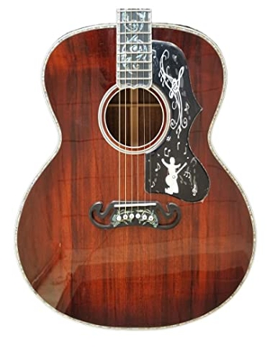 AAAA. Tutto Solid Wood Wood 43 Pollici Chitarra Personalizzato Body Guitar Acoustic Body Adatto per i Giocatori in Tutte Le Fasi. XIXINYA (Color : Gui
