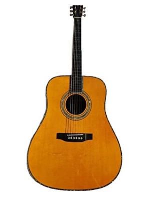 45 Personalizza la Chitarra Acustica AAA. Tutta la Chitarra commemorativa in Legno massello è Adatta per i Giocatori in Tutte Le Fasi. XIXINYA (Color 