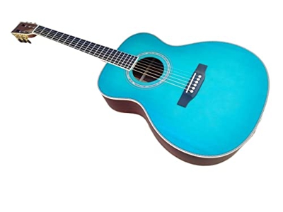 AURH Om. Blues Acoustic Classcial Guitar Solid Satin Om. Chitarra elettrica Acustica di Finitura Opaca di Byron Adatto per i Giocatori in Tutte Le Fas