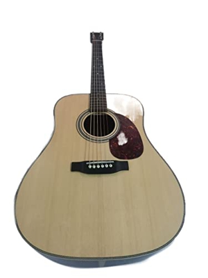 AURH Chitarra Acustica Fatta a Mano 41 Guitarra Acustica Head Top Solido Naturale HD Chitarra elettrica Acustica Adatta per i Giocatori in Tutte Le Fa