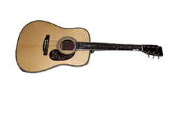 Chitarra Tutto in Legno massello di Alta qualità Fancy Dreadnought Guitar Guitar Acoustic Electric Guitar Adatto per i Giocatori in Tutte Le Fasi. XIX en oferta