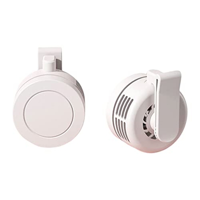 HAOJIE Portable Fan Clip-On Wearable Neck Fan 3 Speeds Mini Summer Outdoor Cooler