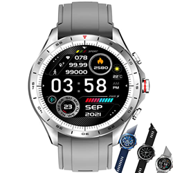 Smartwatch Orologio Intelligente per Uomo, Fitness Tracker con quadrante Rotondo Monitoraggio della Pressione sanguigna della frequenza cardiaca Passi características