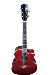AURH 41 Pollici Chitarra Acustica for Principianti Chitarra Elettrica Acustica Rossa Acustica Acustica Acustica XIXINYA (Color : Guitar Only, Size : 4 en oferta
