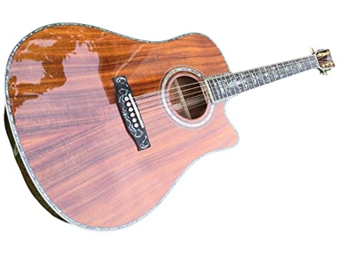 AURH 41 Pollici Chitarra Acustica Acoustic Guitar Electric Handmade 6 Corde Chitarra Acustica XIXINYA (Color : Guitar And hardcase, Size : 41 Inches)