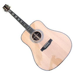 41 Pollici Rotondo Chitarra Acustica Chitarra Abete Solido Chitarra Elettrica Acustica D Tipo Chitarra Acustica Elettrica 41" XIXINYA (Color : Guitar  precio