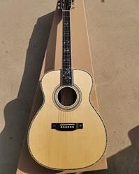 AURH 40 Pollici Beginner Guitar Acoustic Solid Handmade Guitar Acoustic Guitar Acoustic Therboard 12 Tone Posizione XIXINYA (Color : Acoustic with Cas características