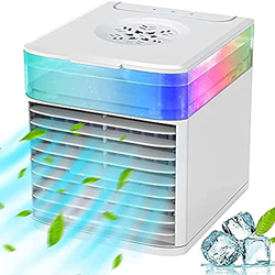 TOMYEUS Mini Aria Condizionata Portatile, Portatile 4-in-1 Ventilatore Ad Acqua, Crea La Tua Zona di Raffreddamento Personale Raffrescatore Camper, pe características