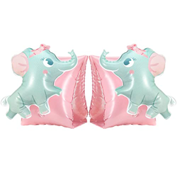 HeySplash Bracciale Galleggiante, 2 Pezzi Manica Gonfiabile di Sicurezza per Bambini di età 3-6, Giocattoli Galleggianti–Elefante Indaco características