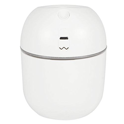 Umidificatore d'Aria, 220ml Umidificatore da Tavolo Bianco Mini Diffusore di Aroma Vaporizzatore d'Aria Alimentato USB Diffusore di Olio Essenziale Um